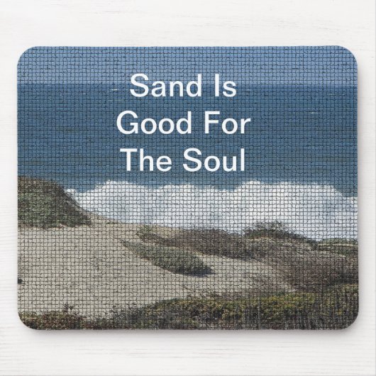 Strandlandschap Foto Mooie Natuur Kust Muismat (Voorkant)