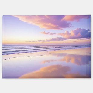 Strandlandschap Kust Zonsondergang Duik Rustig Rel Magneet
