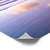 Strandlandschap Kust Zonsondergang Duik Rustig Rel Poster (Hoek)