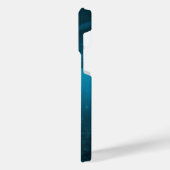 Strandlandschap met strand, grote golf en Mount Se iPhone Hoesje (Linkerkant)