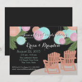 Strandlantaarns Echtpaar Douche Kaart (Voorkant / Achterkant)