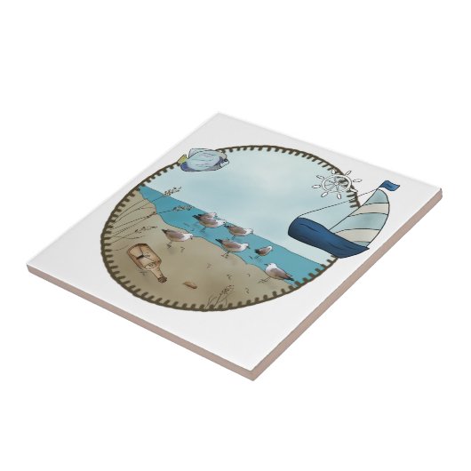 Strandläufer Tegeltje (Zijkant)