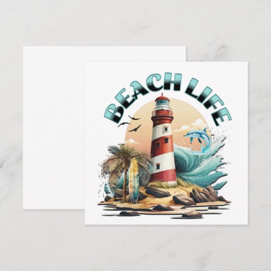 Strandleven (Voorkant / Achterkant)