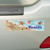 strandleven bumpersticker (Op auto)