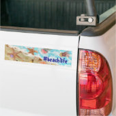 strandleven bumpersticker (Op Truck)