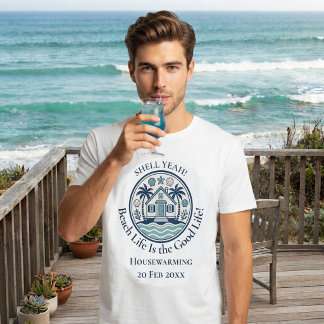 Strandleven Goed Leven | Housewarming Tropische Sf T-shirt