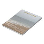 Strandleven is het beste leven - Kust Notitieblok (Linkerzijde)