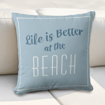Strandleven is Leuker Cute Kust Nautilus Blauw