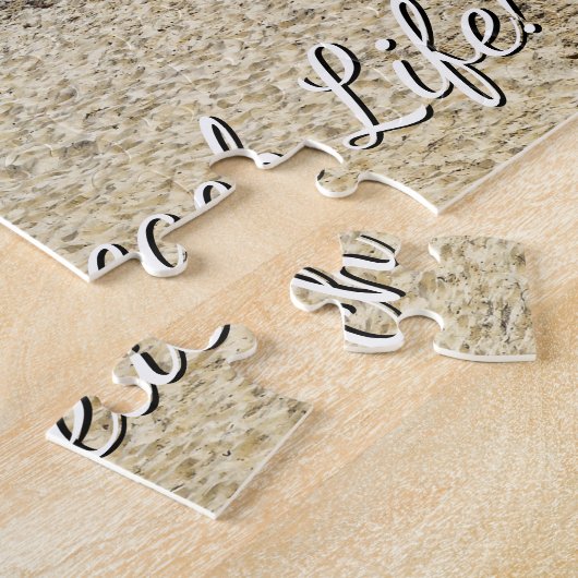 Strandleven! Laguna Beach zand en mensen Legpuzzel (Zijkant)