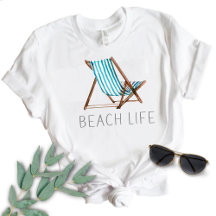 Strandleven Quote Nautilus Strand Zomer Stoel