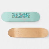 Strandleven Tropisch ontwerp Persoonlijk Skateboard (Horizontaal)