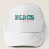 Strandleven Tropisch Trucker Pet (Voorkant)