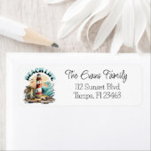 strandleven | Tropische vuurtoren Etiket (Insitu)