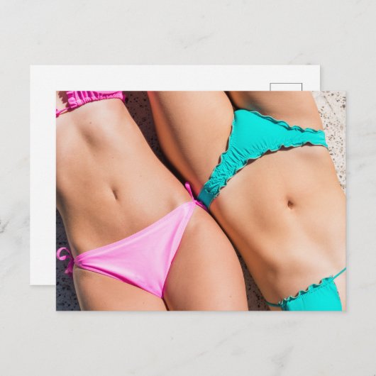 strandlichaam briefkaart (Voorkant / Achterkant)