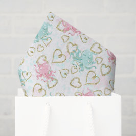 Strandliefde octopus patroon tissue tissuepapier