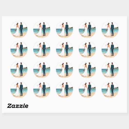 Strandliefde Sticker (Vel)
