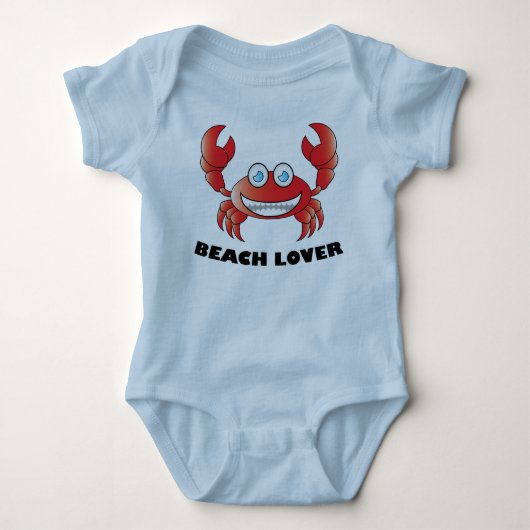 Strandliefhebber - Baby Jersey Bodysuit (Voorkant)