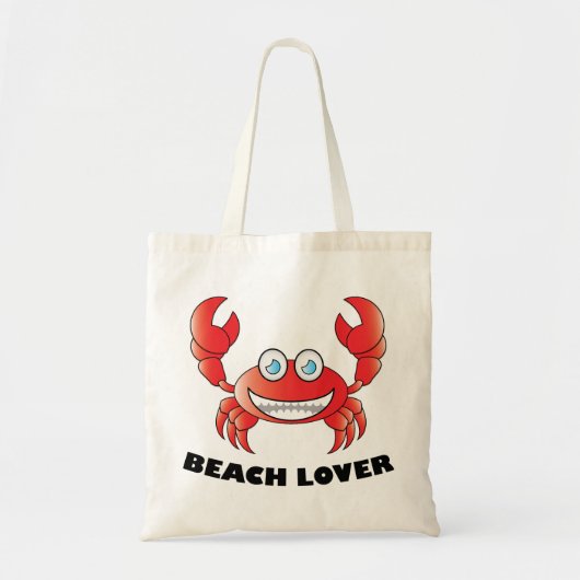 Strandliefhebber - Budgettas Tote Bag (Voorkant)