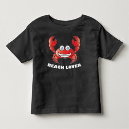 Strandliefhebber - Peuter fijne jersey T-shirt