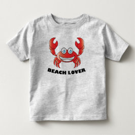 Strandliefhebber - Peuter fijne jersey T-shirt