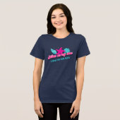 Strandliefhebber Tri-Blend Shirt (Voorkant volledig)