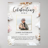 Strandliefhebber Viering van het Leven Foto, Begra Poster (Voorkant)