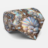 Strandliefhebbers das | Opal diamanten schelp patr (Opgerold)