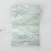 Strandliefhebbers Hart Foto Template Kerst Kaarten (Binnen)