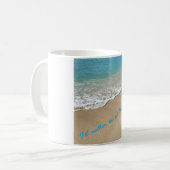 Strandliefhebbers scène van Key West mok (Voorkant links)