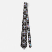 Strandliefhebbersstrik | Opal Diamant Schelp Patro Stropdas (Voorkant)