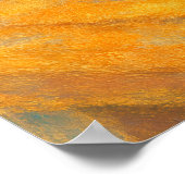 Strandlimonade - Pastel schilderstijl Stilleven Poster (Hoek)