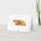 Strandloper bij Zonsondergang: Ventura Strand Kaart (Achterkant)