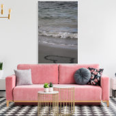 Strandloper in Liefde Canvas Afdruk (Insitu (Woonkamer))