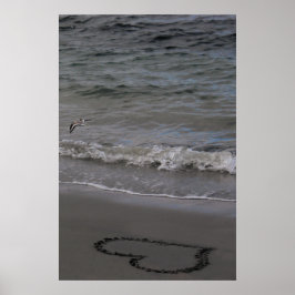 Strandloper in Liefde Poster