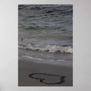 Strandloper in Liefde Poster