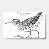 Strandloper Kustvogel Thunder_Cove  Badge (Achterkant)