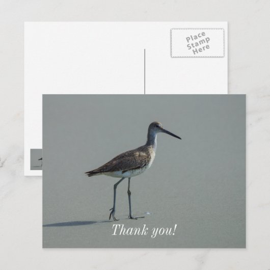 Strandloperhouding Briefkaart (Voorkant / Achterkant)