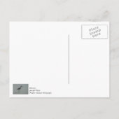 Strandloperhouding Briefkaart (Achterkant)