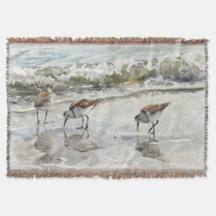 Strandlopers Strand Kunst Aquarellen Deken