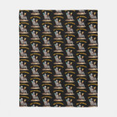 Strandloungen Skeleton Halloween Fleece Deken (Voorkant)