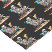 Strandloungen Skeleton Halloween Korte Tafelloper (Hoek)