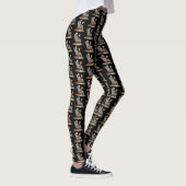 Strandloungen Skeleton Halloween Leggings (Rechts)