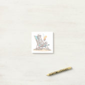 Strandloungen Skeleton Halloween Post-it® Notes (Op bureau)