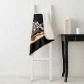 Strandloungen Skeleton Halloween Sherpa Deken (In situ)