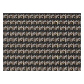 Strandloungen Skeleton Halloween Tafelkleed (Voorkant (Horizontaal))