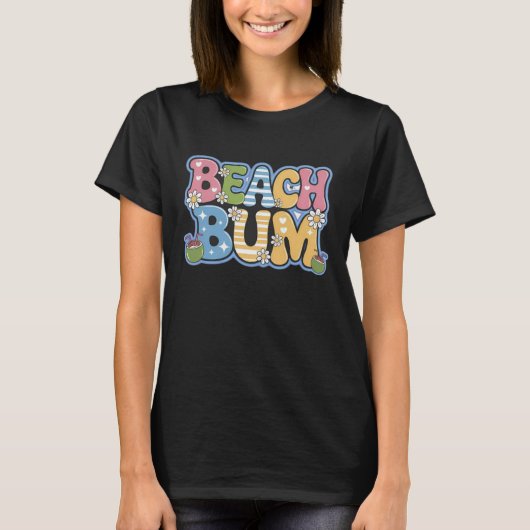 Strandluiaard T-shirt (Voorkant)