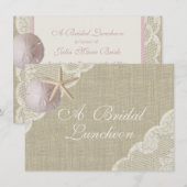 strandlunch kaart (Voorkant / Achterkant)