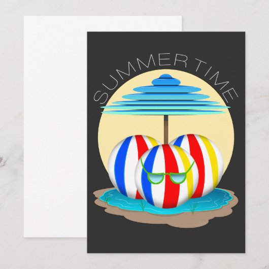 Strandmaatjes verslaan de hitte: Sun's Out, Fins O Kaart (Voorkant / Achterkant)