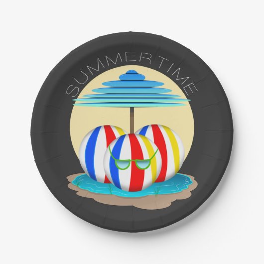 Strandmaatjes verslaan de hitte: Sun's Out, Fins O Papieren Bordje (Voorkant)