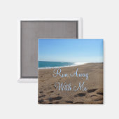 Strandmagneet met Quote Magneet (Voorkant / Achterkant)